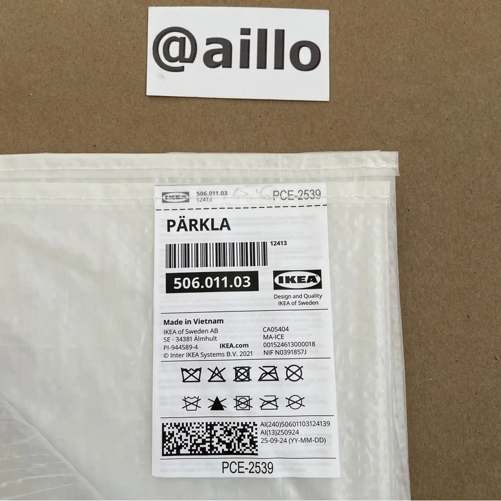 IKEA PARKLA Clothes cover